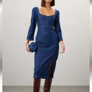 LE JEAN Tallulah Denim Dress Size S